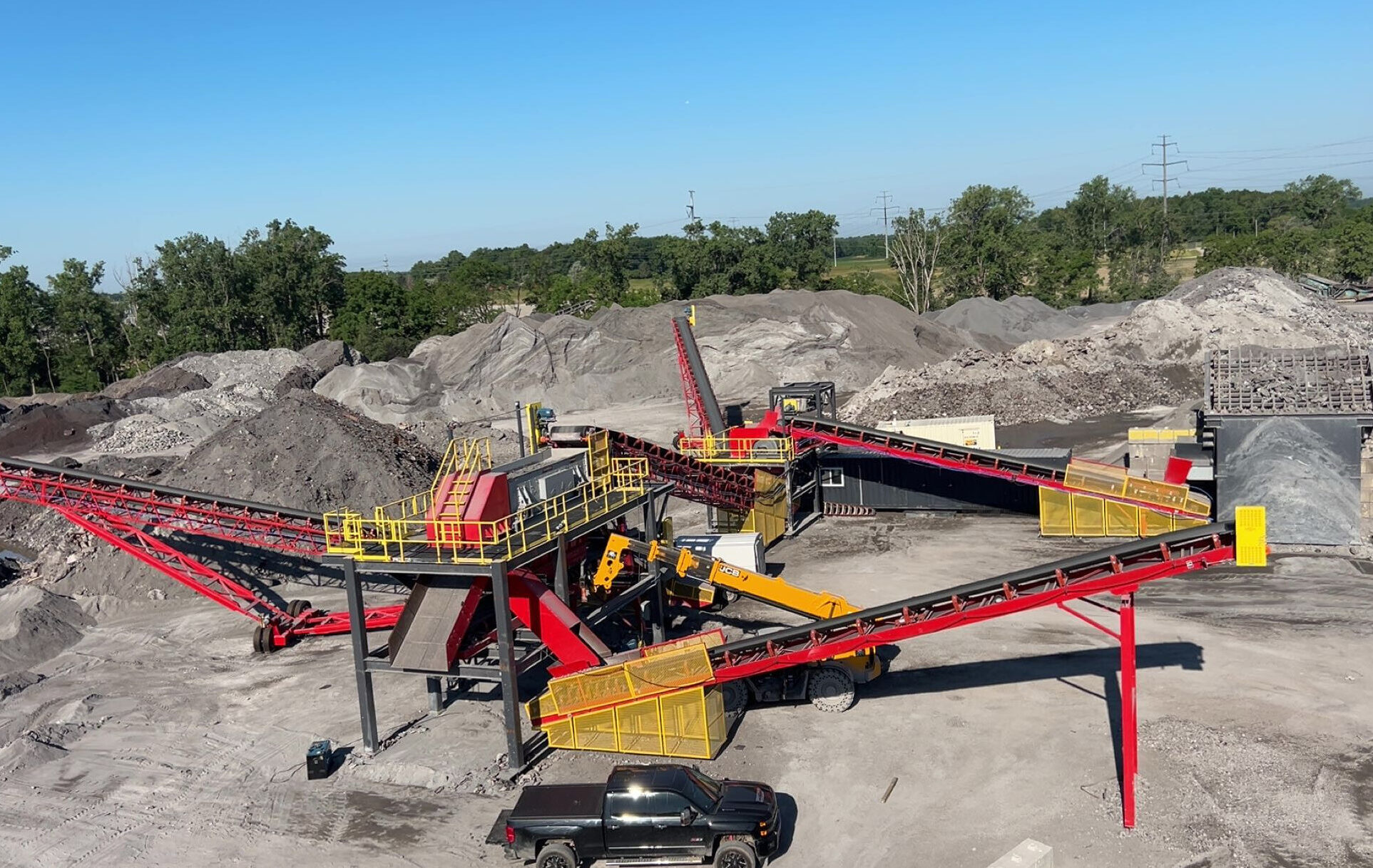 Debris Plant Fabrication & Turnkey Installation debris plant overhead shot turnkey xtreme services